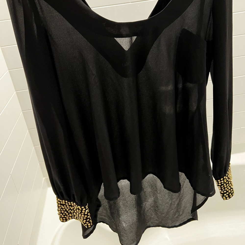 Fabrik black blouse